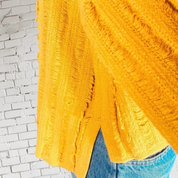 Yellow Turtleneck Sweater - Picture 6 of 9